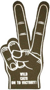 Promotional Foam Hands: 22 inch Victory Foam Hands